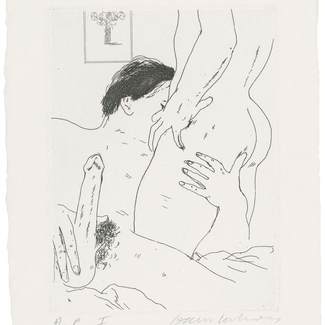 David Hockney — Эротическая гравюра