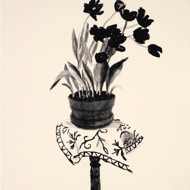 David Hockney — Черные тюльпаны (M.C.A.T. 236; Tyler 258)