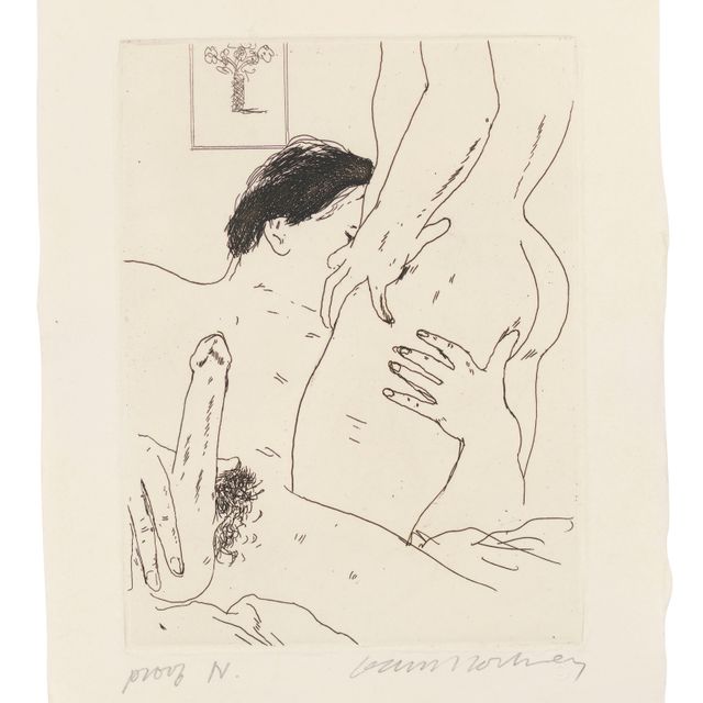 David Hockney — Эротическая гравюра