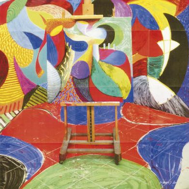 David Hockney — Окрашенная среда I (M.C.A.T. 351)