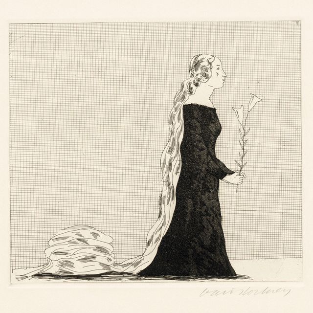 David Hockney — Старшая Рапунцель из "Шести сказок"