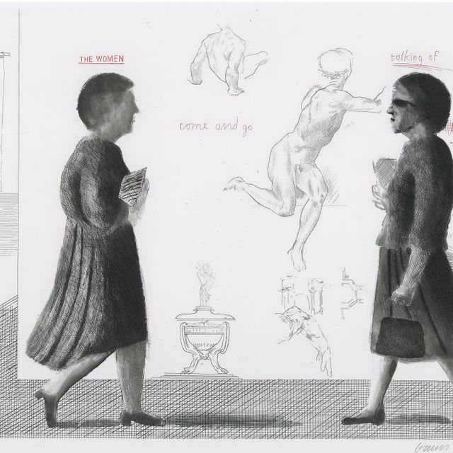 David Hockney — Дань уважения Микеланджело от Omaggio a Michelangelo (S.A.C. 173; M.C.A.T. 162)