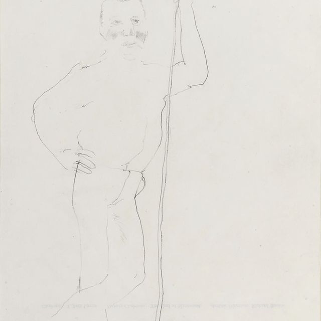 David Hockney — Портрет Ричарда Бакла