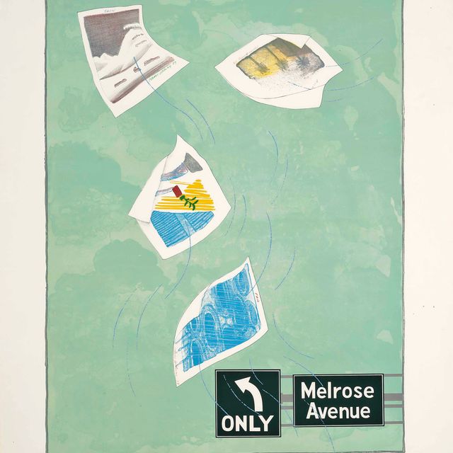 David Hockney — Ветер, из серии "Погода" (Scottish Arts Council, 141)