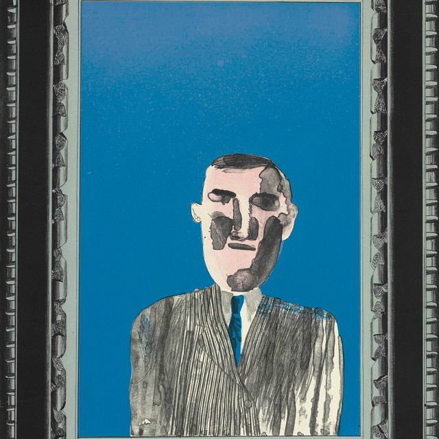 David Hockney — Портретная фотография в серебряной рамке из Голливудской коллекции (S.A.C. 43; Tokyo 43)