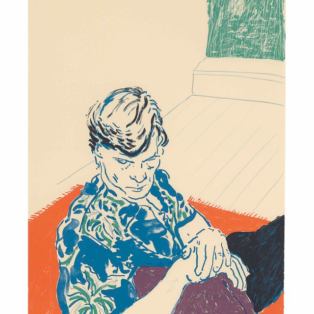 David Hockney — Джо с зелеными окнами