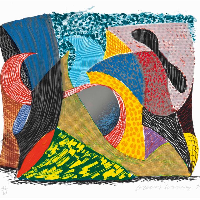 David Hockney — Выхожу на улицу, судя по каким-то новым отпечаткам
