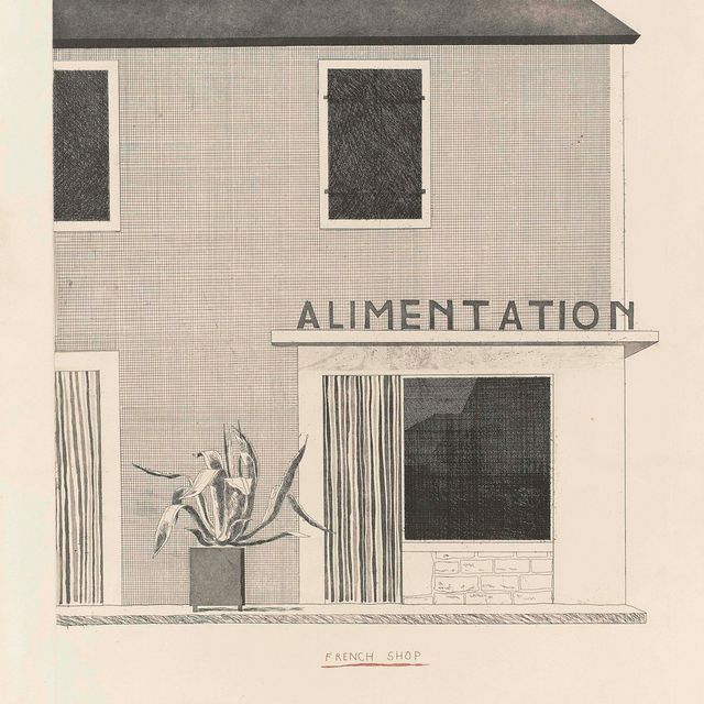 David Hockney — Французский магазин (S.A.C. 122; К. 112)