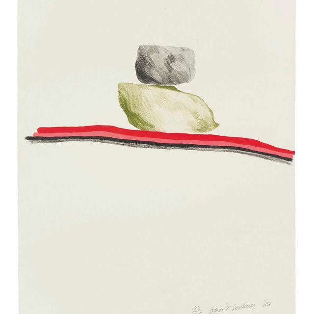 David Hockney — Скалы Невады (Сан-Франциско, 62; Токио, 62)