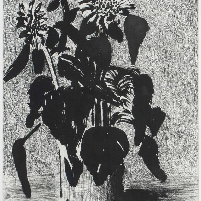 David Hockney — Подсолнухи II (Токио 348)