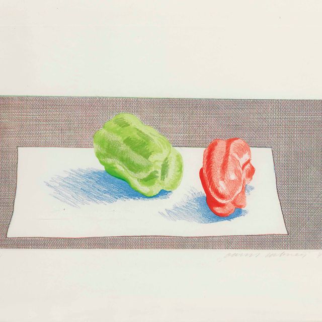 David Hockney — Два перца (S.A.C. 156; M.C.A.T. 140)