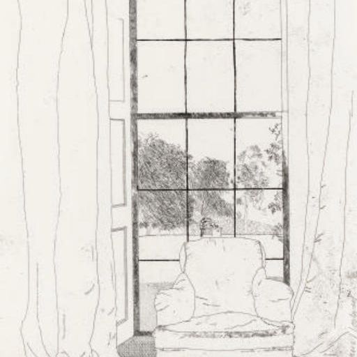 David Hockney — Старшая Рапунцель; Дом; Замок с привидениями; и Он разорвал себя пополам, по иллюстрациям к шести сказкам Братьев Гримм (Шотландский художественный совет, 84, 87, 92 и 108; Музей современного искусства, Токио, 81, 84, 89 и 105)