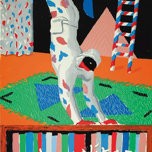 David Hockney — Парад, Метрополитен-опера, Нью-Йорк, 1981 (Бэгготт, 103)