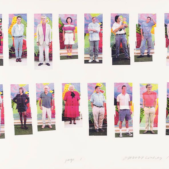 David Hockney — Лос-Анджелес, студия Дэвида Хокни, 1990-91 (M.C.A.T. 349)