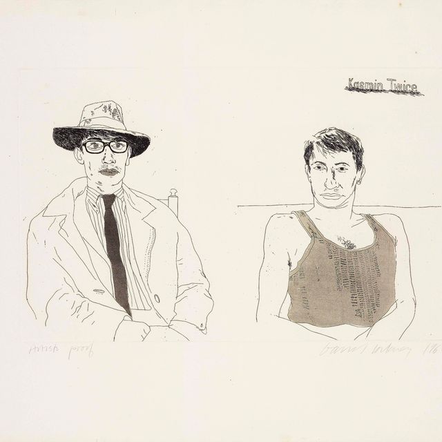 David Hockney — Дважды Касмин (Сан-Франциско, 65; Токио, 63)