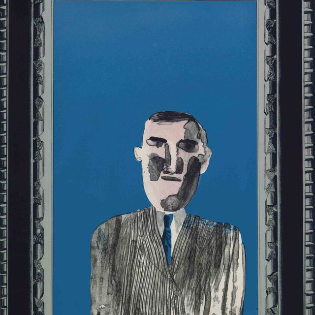 David Hockney — Изображение портрета в серебряной рамке из Голливудской коллекции (Шотландский художественный совет, 43; Музей современного искусства Токио, 43)