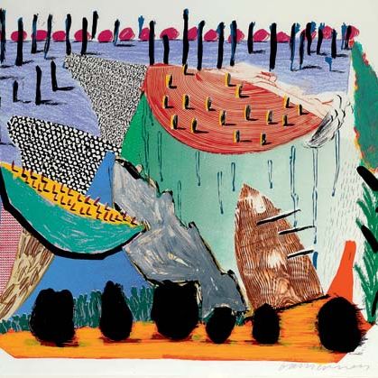 David Hockney — Медленный рост , судя по еще нескольким новым отпечаткам (до. 342)