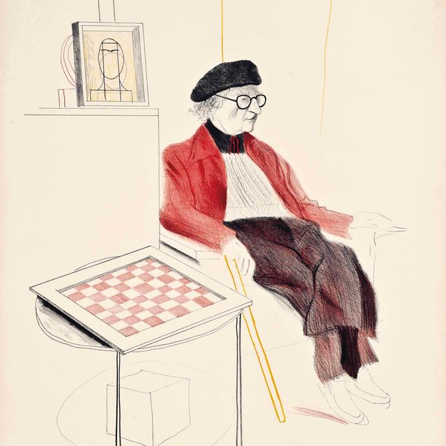 David Hockney — Ман Рэй, от: Дань уважения Ман Рэю (Шотландский совет искусств, 171)