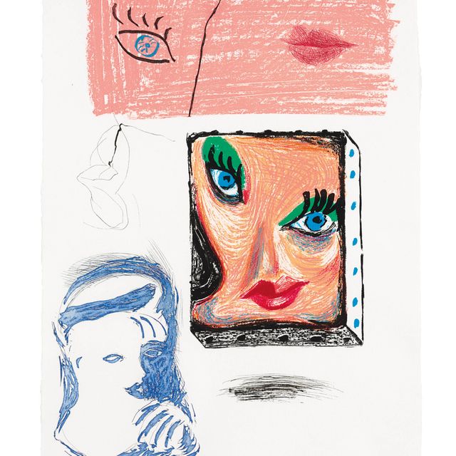 David Hockney — Изображение Селии (исследование), сделанное с помощью Moving Focus (M.C.A.T. 280)