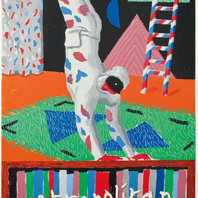 David Hockney — Парад, Метрополитен-опера (Бэгготт, 94)
