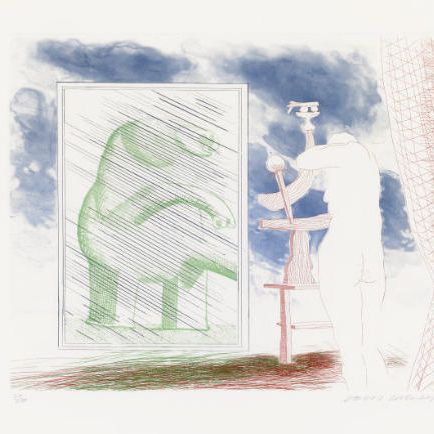 David Hockney — Синяя гитара : Одна пластинка (M.C.A.T. 189)