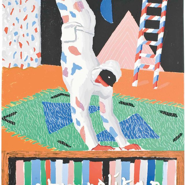 David Hockney — Парад, Метрополитен-опера (Бэгготт, 94)