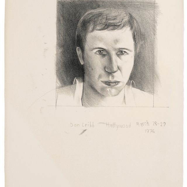 David Hockney — Дональд Крибб, от друзей