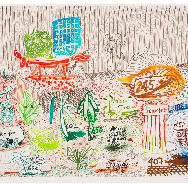 David Hockney — Тест чернил, 19-21 марта