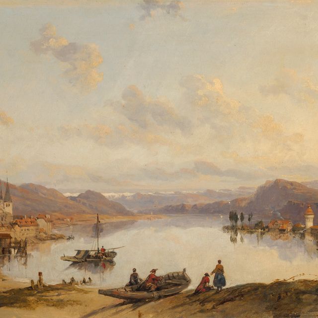 David Roberts — Вид на Люцерн, Швейцария