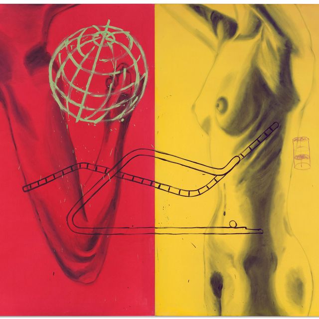 David Salle — Власть, которая распределяет и разъединяет