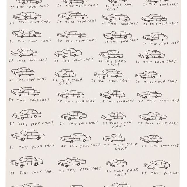 David Shrigley — Это Ваша Машина?