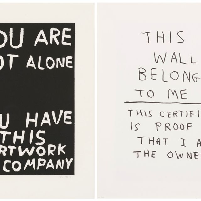 David Shrigley — Эта стена принадлежит мне