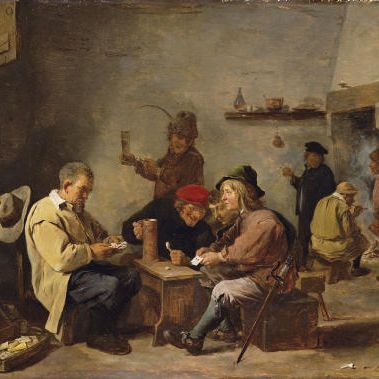 David Teniers the Younger — Игроки в карты в гостинице