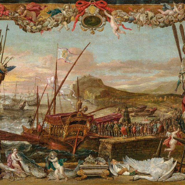 David Teniers the Younger — Посадка на корабль дона Хуана Австрийского