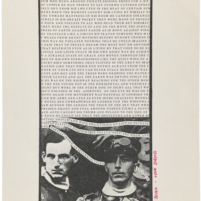 David Wojnarowicz — На Трассе Эмануэль Блинчик вспоминал