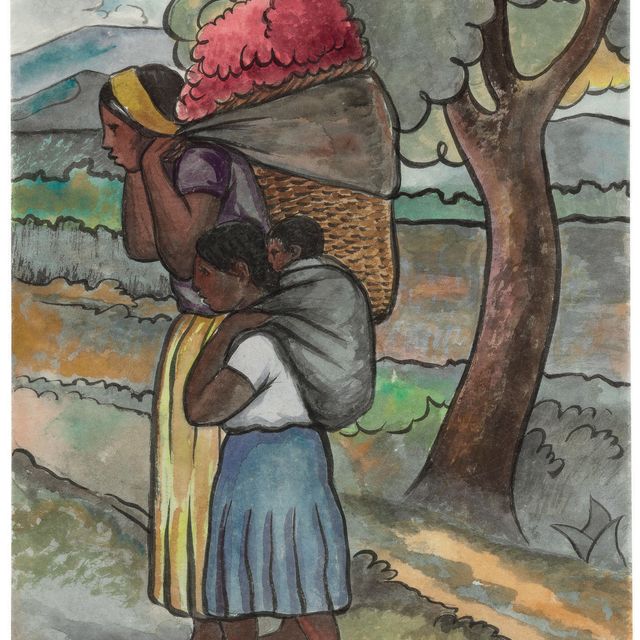 Diego Rivera — Торговка цветами
