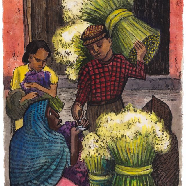 Diego Rivera — Рынок нарциссов
