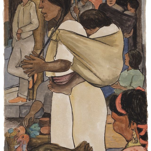 Diego Rivera — Рынок Турции