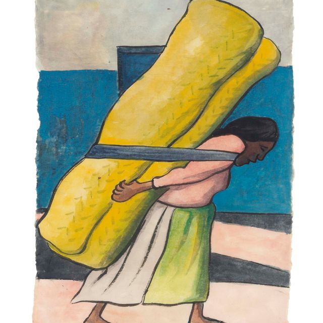 Diego Rivera — Без названия (Женщина с узелком)