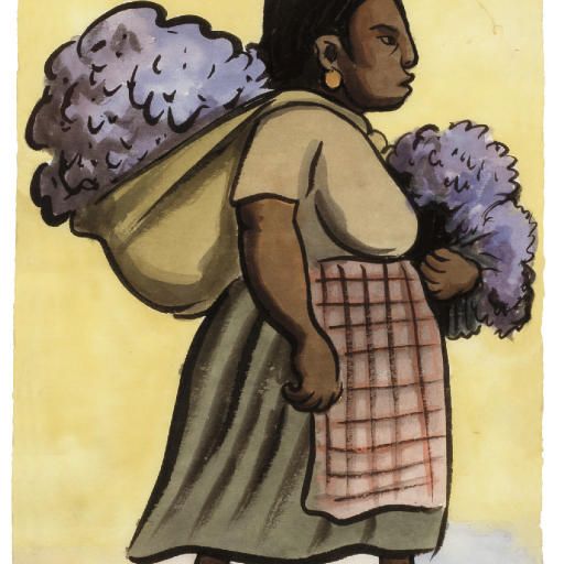 Diego Rivera — Торговка цветами