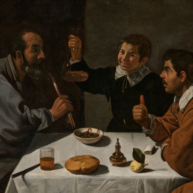 Diego Velázquez — Три фигуры за столом