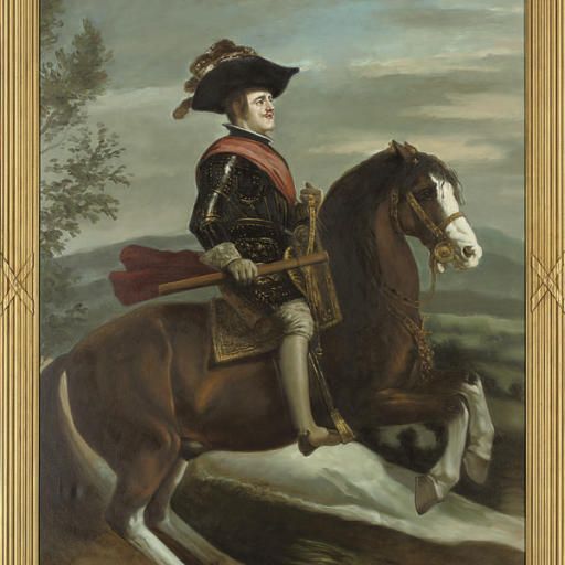 Diego Velázquez — Портрет Филиппа IV Испанского верхом на лошади