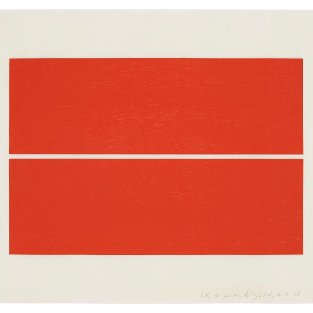 Donald Judd — Без названия : один отпечаток