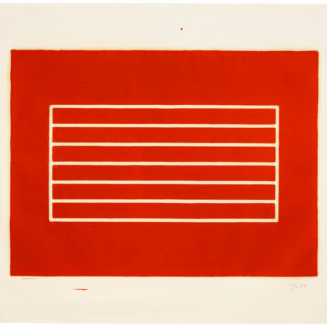 Donald Judd — Без названия: один отпечаток