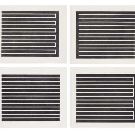 Donald Judd — Без названия : Четыре таблички (С. 118, 120, 121 и 123)