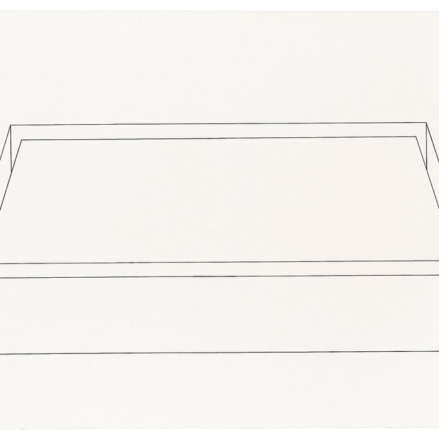 Donald Judd — Без названия, из "Оммажа Пикассо"