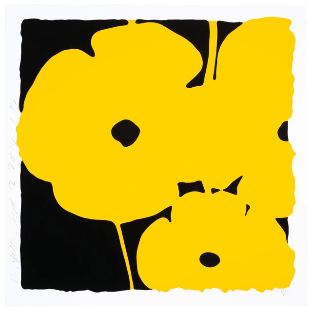 Donald Sultan — Big Yellow, 12 сентября 2014, из Big Poppies