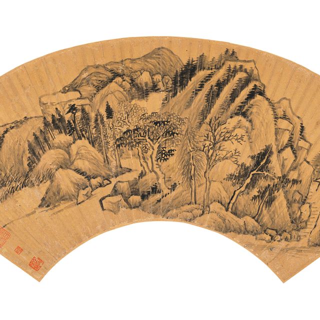 Dong Qichang — Хижина в лесу