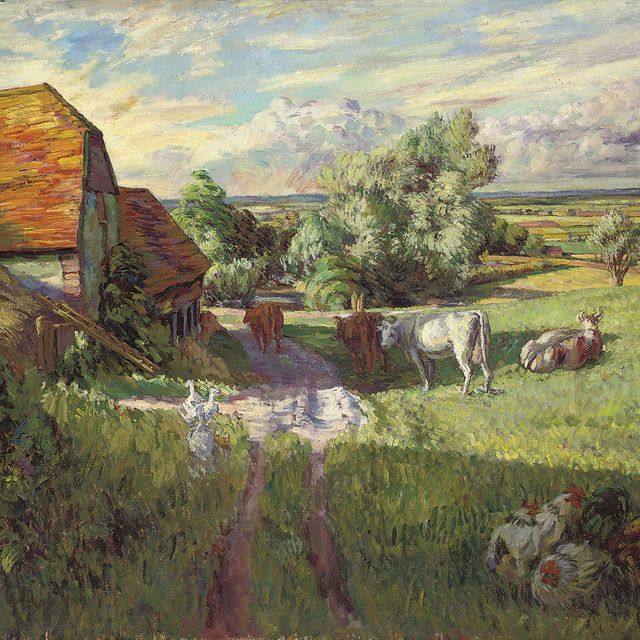 Duncan Grant — Фермерский двор, Чарльстон