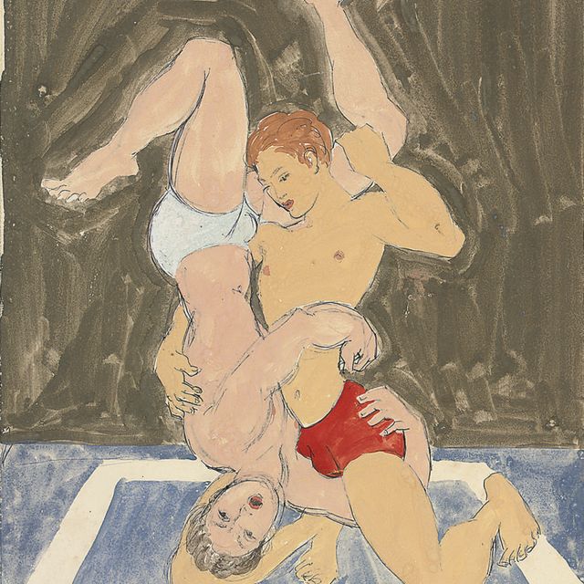 Duncan Grant — Борцы